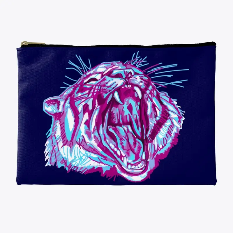 New pink and blue tiger design