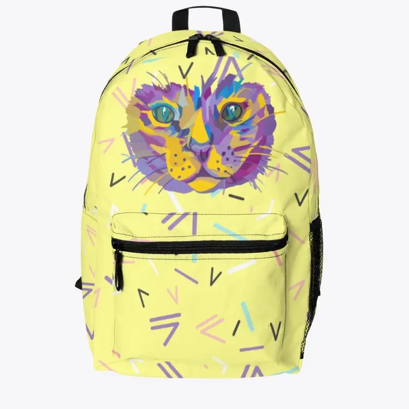 Colorful art cat